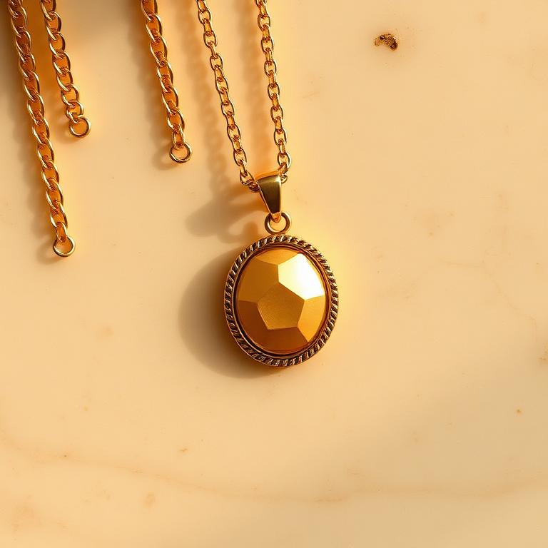 Gold jewelry that looks expensive